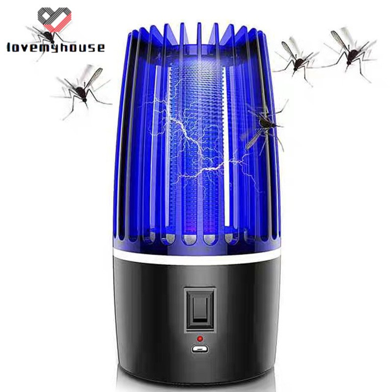☁ி☁ Rechargeable Smart USB Silent Mosquito Killer Light Non-Radiation Electric Anti Mosquito Trap Indoor Household