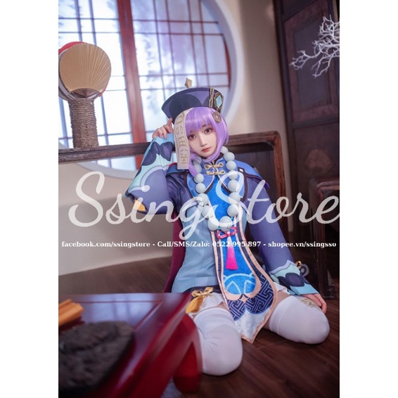 SSINGSTORE Set COSPLAY hóa trang thành nhân vật QiQi  trong game Genshin Impact