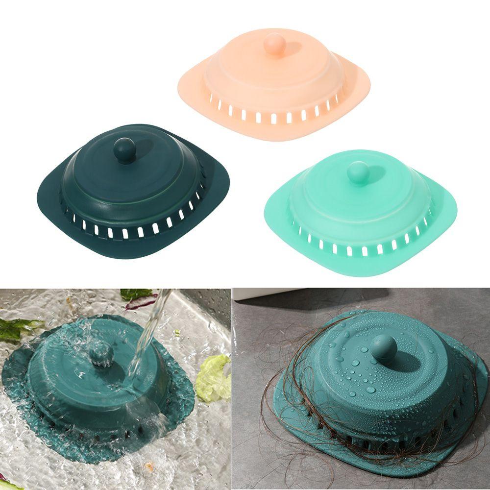 Nắp Đậy Cống Thoát Nước Bồn Rửa Chén Bằng Silicone Chống Rò Rỉ Tiện