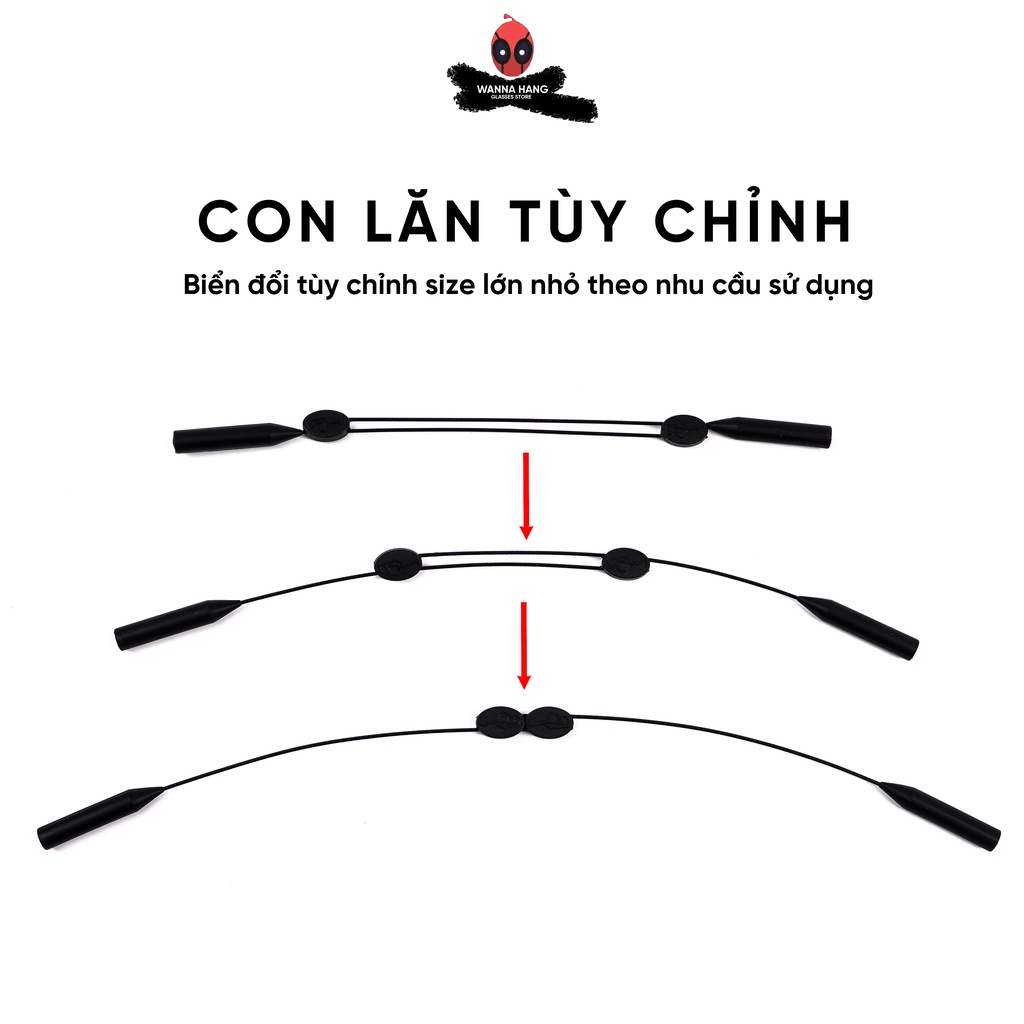 Dây đeo cố định kính khi chơi thể thao vận động mạnh PK03 Wanna Hang