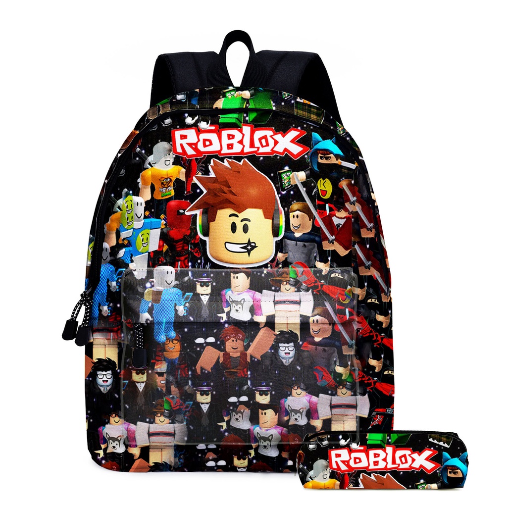 ROBLOX Ba Lô Đi Học In Hình Minecraft Hoạt Hình Cho Bé