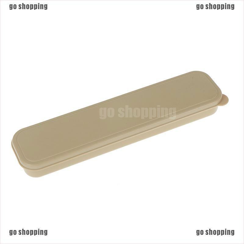 {go shopping}1pc 24.3cm Plastic Drinking Straws Storage Box Straws Case Straws Organization