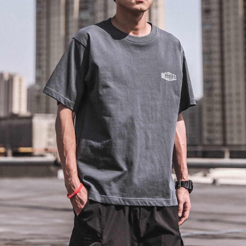 Áo Thun 100% Cotton Ngắn Tay Phong Cách Retro Nhật Bản Thời Trang Dành Cho Nam 2022
