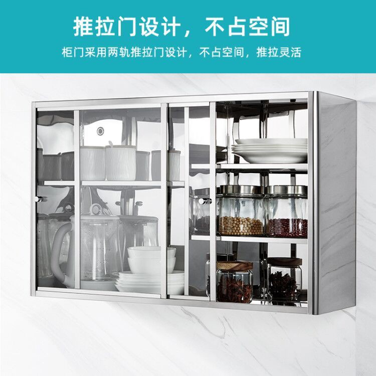 Bếp inox 304 tủ âm tường cửa lùa lưu trữ treo loại < | BigBuy360 - bigbuy360.vn