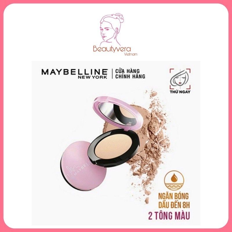 Phấn phủ mịn da chống bóng nhờn Maybelline Clear Smooth Pressed Powder 9g