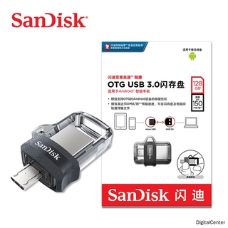 SanDisk USB 3.0 OTG 2 trong 1 Dual Mini Pendrive 16GB 32GB 32GB 64GB 128GB 256GB 2TB USB Flash Drive Ổ bút Ổ cắm USB tốc độ cao cho PC / đĩa Flash Android