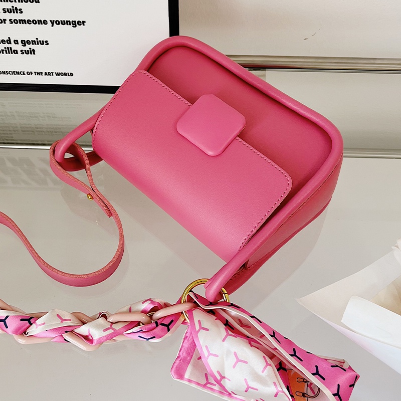 IELGY Túi Đeo Chéo Hình Vuông Cỡ Nhỏ Bằng Lụa Thời Trang Phong Cách Hàn Quốc Cho Nữ