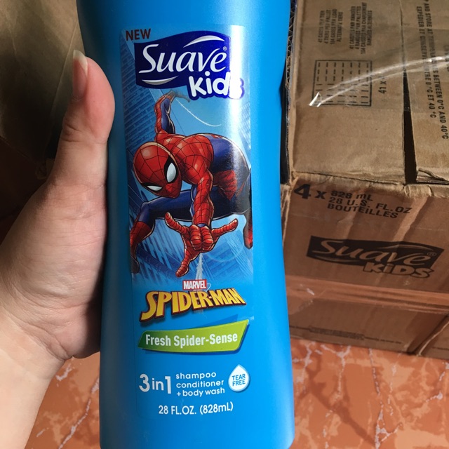 Sữa tắm gội cho bé Suave Kids 3in1