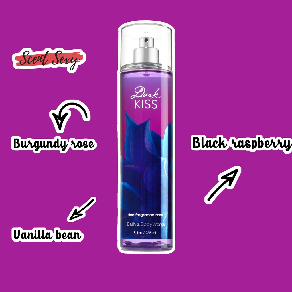 Xịt thơm Bath and Body Works - Dark Kiss ( 236mL )