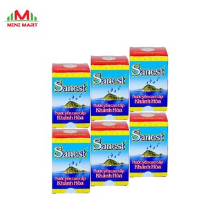 COMBO 6 HỘP YẾN SÀO SANEST KHÁNH HÒA KHÔNG ĐƯỜNG 70ml