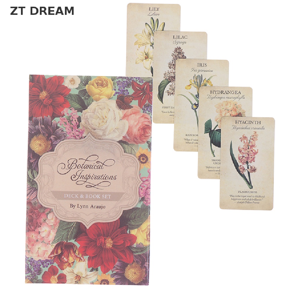 Bộ Thẻ Bài Tarot Truyền Cảm Hứng Hình Hoa Oracle 07
