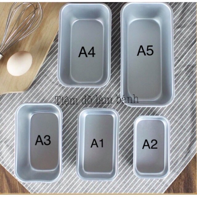 Khuôn loaf nhôm A4 ( MS4)
