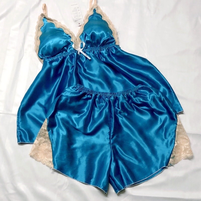 [Có size 71kg] Đồ ngủ sexy nữ/Đồ ngủ bigsize hai dây phối ren chất lụa phi hai dây chất mịn quyến rũ, mã 4