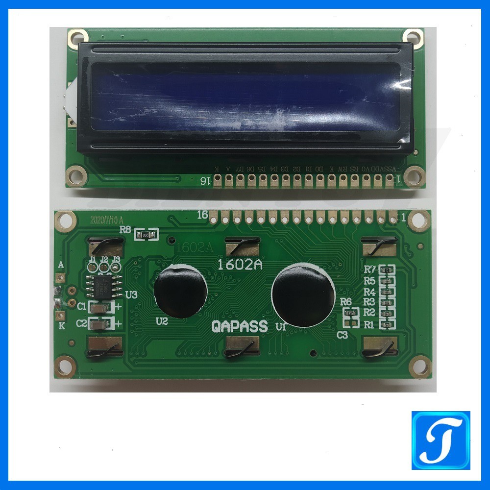 Màn Hình LCD 1602 3V3 Xanh Dương LCD 16x2 Blue 3v3
