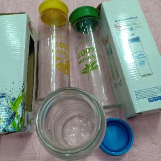 Bình thủy tinh chia vạch quà tặng Colgate
