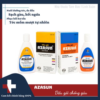 Dầu gội azasun, azasun extra - ngăn gầu, hết ngứa