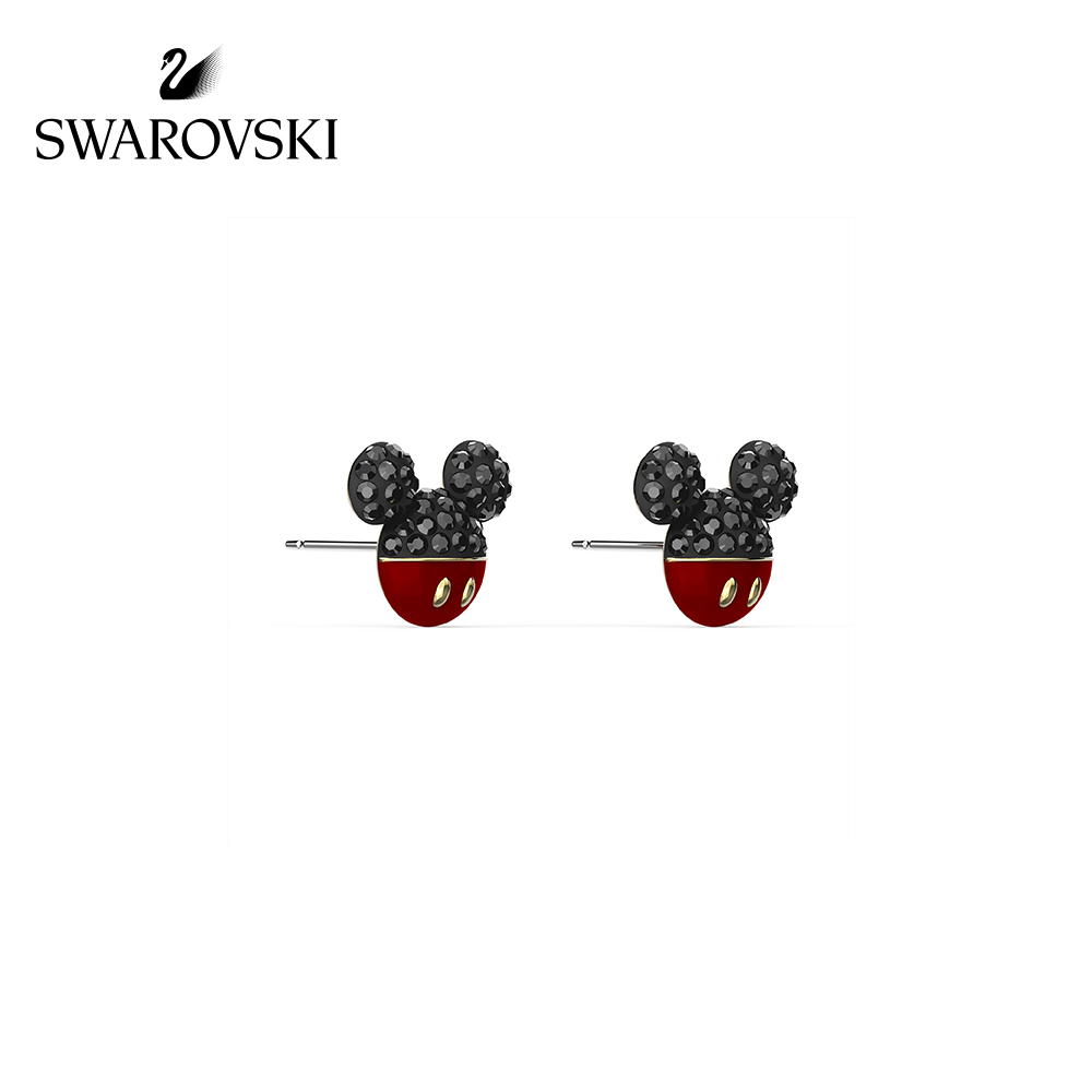 FLASH SALE 100% Swarovski Bông Tai Cá Tính Nữ MICKEY & MINNIE chuột Mickey FASHION Earrings trang sức đeo Trang sức