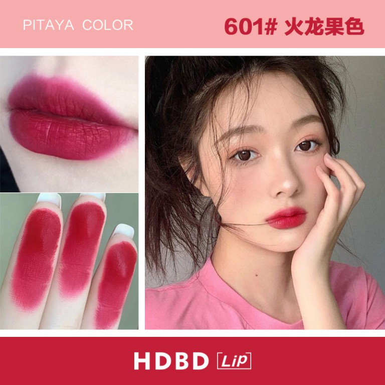 [Hàng mới về] Son Môi  Màu Đào Nhung Mịn Kháng Nước Khó Phai Không Dính Cốc | BigBuy360 - bigbuy360.vn