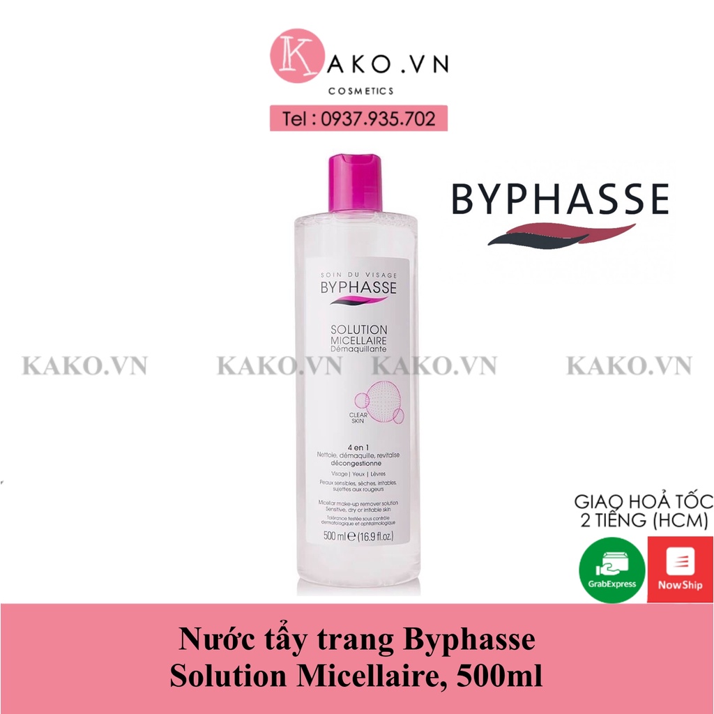 ( MẪU MỚI ) Nước tẩy trang Byphasse Solution Micellaire, 500ml