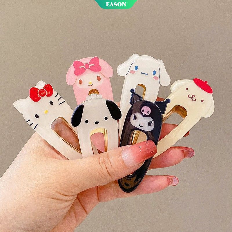 Kẹp Tóc Hình Giọt Nước Phong Cách Disney Sanrios Kawaii Kuromi My Melody Dễ Thương Chất Lượng Cao Cho Bạn Gái [WET]
