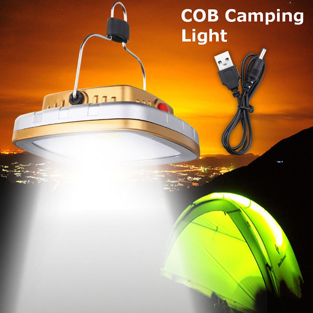Đèn LED Năng Lượng Mặt Trời Có Thể Sạc Lại Dùng Khi Đi Cắm Trại