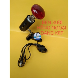  1 BỘ ĐÈN SƯỞI DẠNG KẸP ĐIỀU CHỈNH NHIỆT VÀ ĐÈN SƯỞI 75W CHO CHIM,MÈO,GÀ,CHÓ 