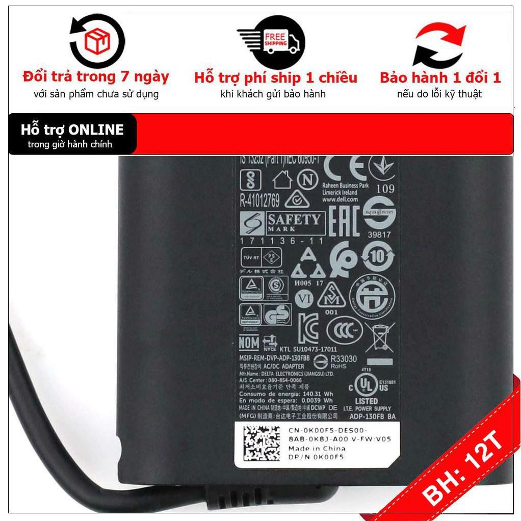 [BH12TH] ⚡️[Sạc zin] Sạc laptop Dell 20V - 6.5A - 130W (5V - 1A) Chân C ZIN
