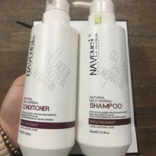 Navensi combo gội xả phục hồi chuyên sâu 500ml