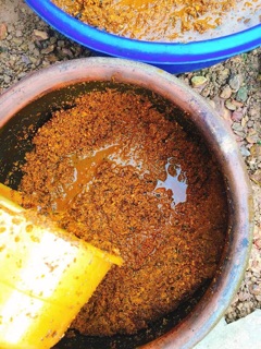 CỐT GỪNG NGHỆ HẠT GẤC HẠ THỔ BODY (HANDMADE)
