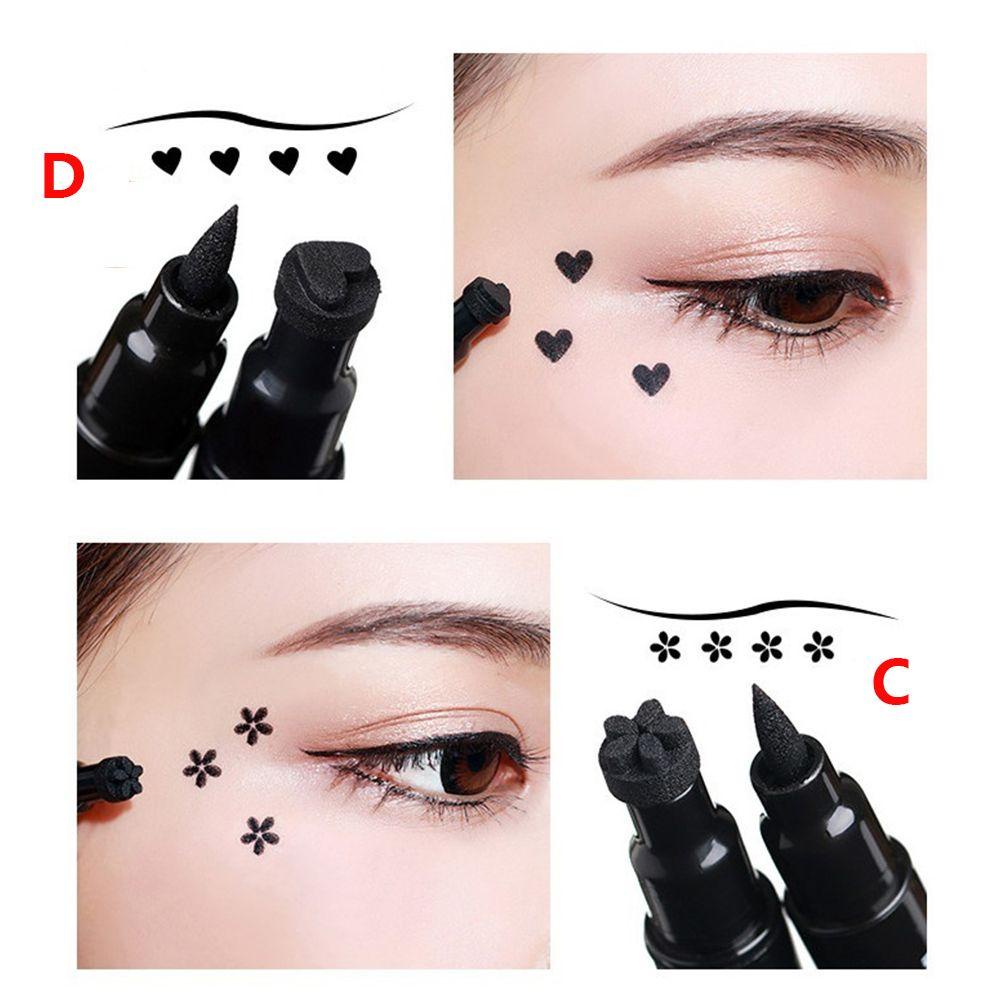 OKDEALS Bút Kẻ Mắt Dạng Lỏng Hai Đầu Chống Thấm Nước Lâu Trôi Trang Điểm Chuyên