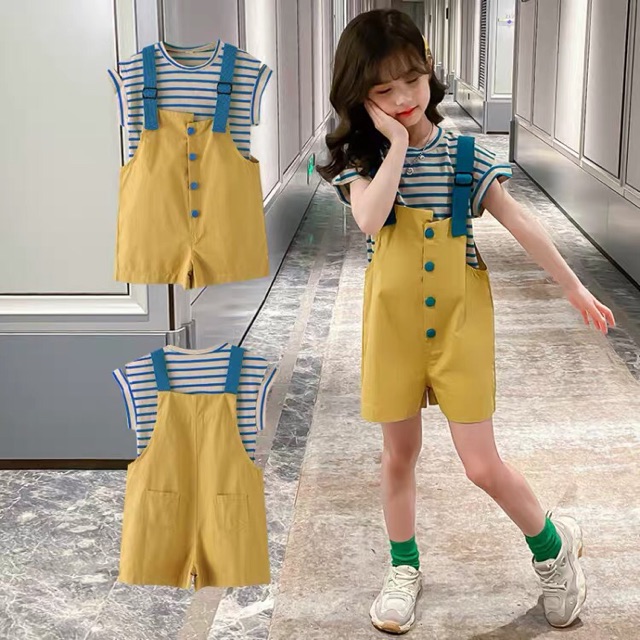 Set yếm cho bé gái lớn - size đại  - kèm ảnh thật