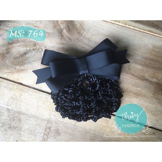 Kẹp búi tóc công sở màu đen ms 764