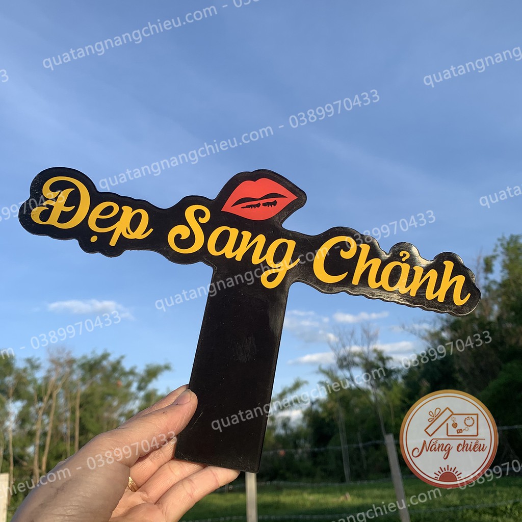Bảng cầm tay, đạo cụ chụp hình sản phẩm, Bảng hiệu xinh giá rẻ_ bảng hiệu sự kiện hội nghị, đám cưới...