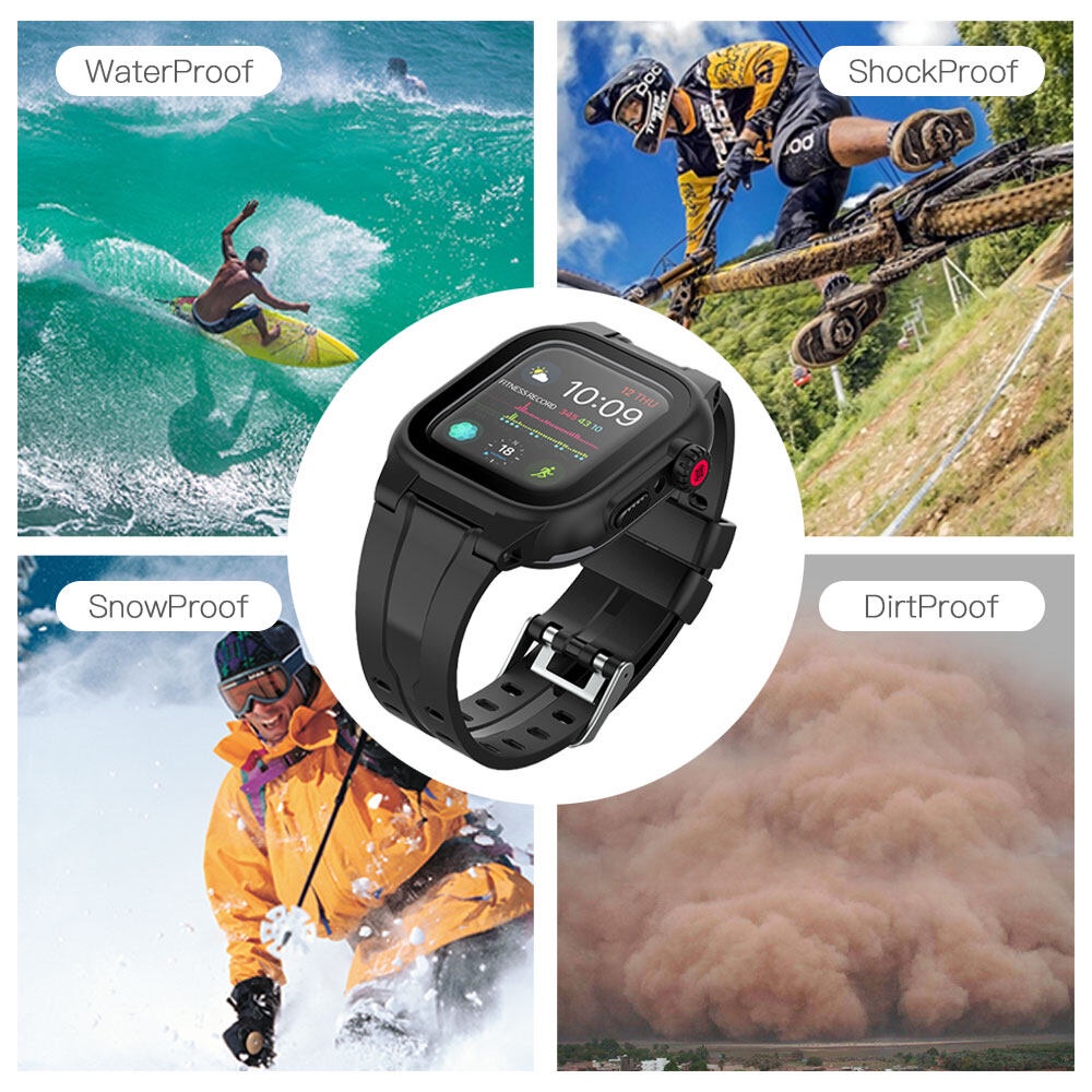 Vỏ Bảo Vệ Màn Hình Chống Sốc Chống Thấm Nước Chống Bụi Cho apple watch series 9 8 7 45mm 41mm 6 se 5 4 3 2 44mm 42mm