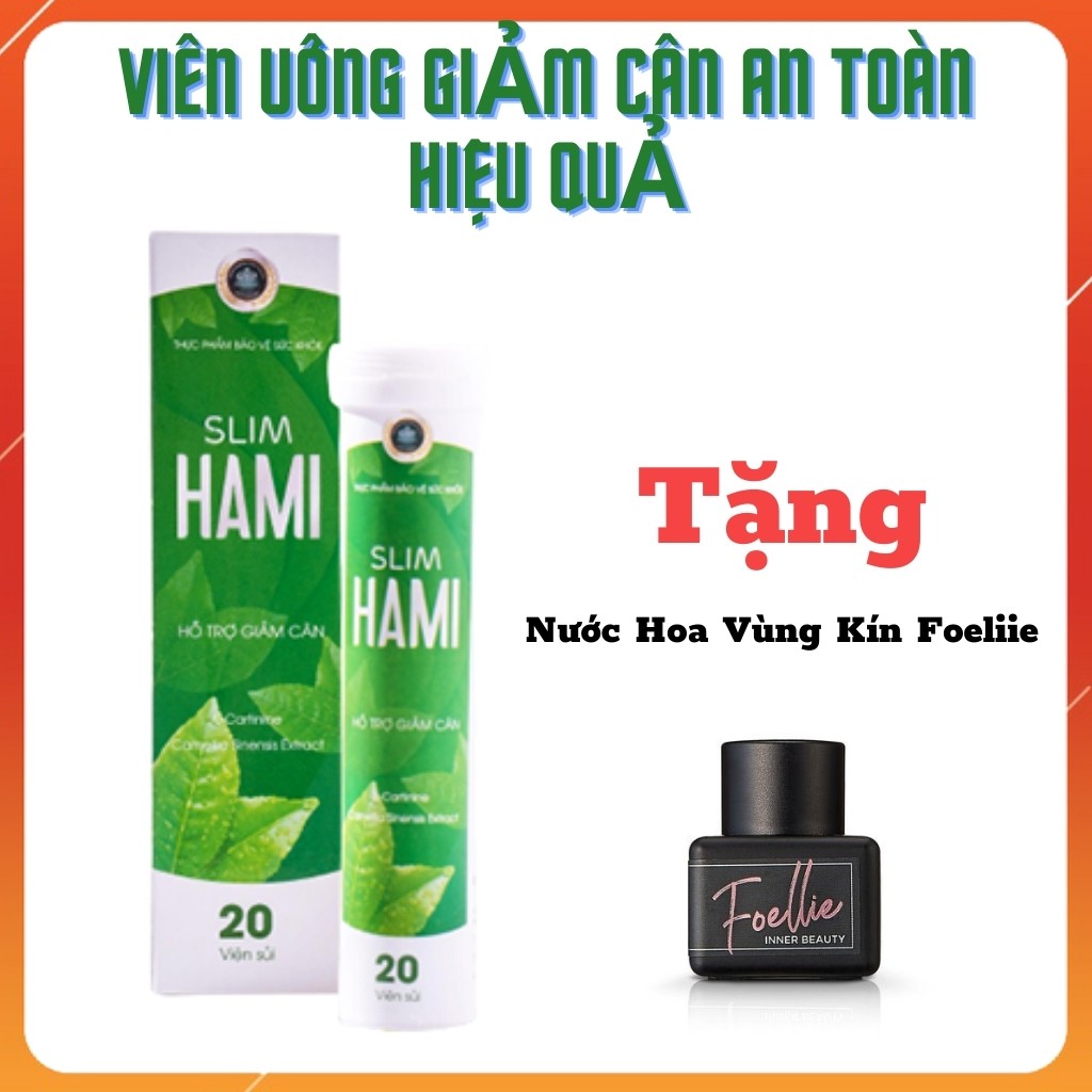 ✔️ Giảm Cân Cấp Tốc Slim Hamii Thế Hệ Mới Chính Hãng Sunite - Hộp 20 Viên Sủi