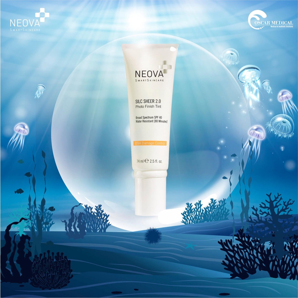 Kem chống nắng cho da dầu Neova Active Silic Sheer 2.0 SPF 40 Kcn Neova cho da dầu