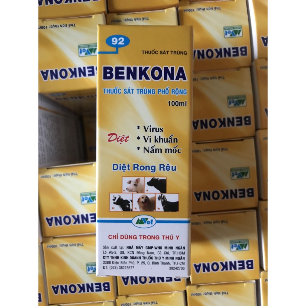 Thuốc trừ nấm khuẩn BENKONA 100ML