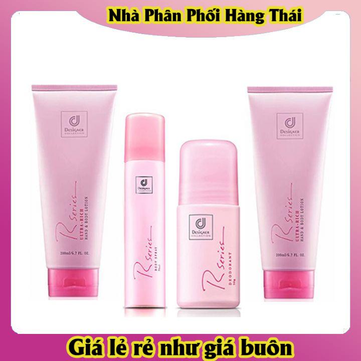 Combo dưỡng thể, lăn nách và xịt thơm hương nước hoa Rseries Thái lan - Date mới đủ Bill
