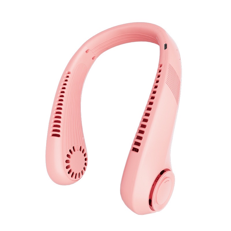Quạt Đeo Cổ Tích Điện Siêu Hot Frend Đây - Quạt Đeo Cổ Chân USB Không Cánh Siêu Tiện Lợi , Thời Trang , Có Thể Mang Cầm