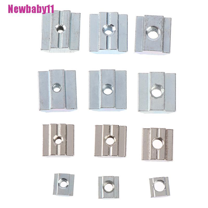 Set 10 đai ốc chữ T M4 / M5 / M6 Nut 20 / 30 / 40 / 45 chuyên dụng chất lượng cao