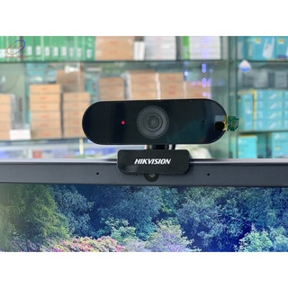 Webcam Hikvision DS-U02/U320 phân giải full HD (1920×1080) tích hợp mic đàm thoại trực tuyến