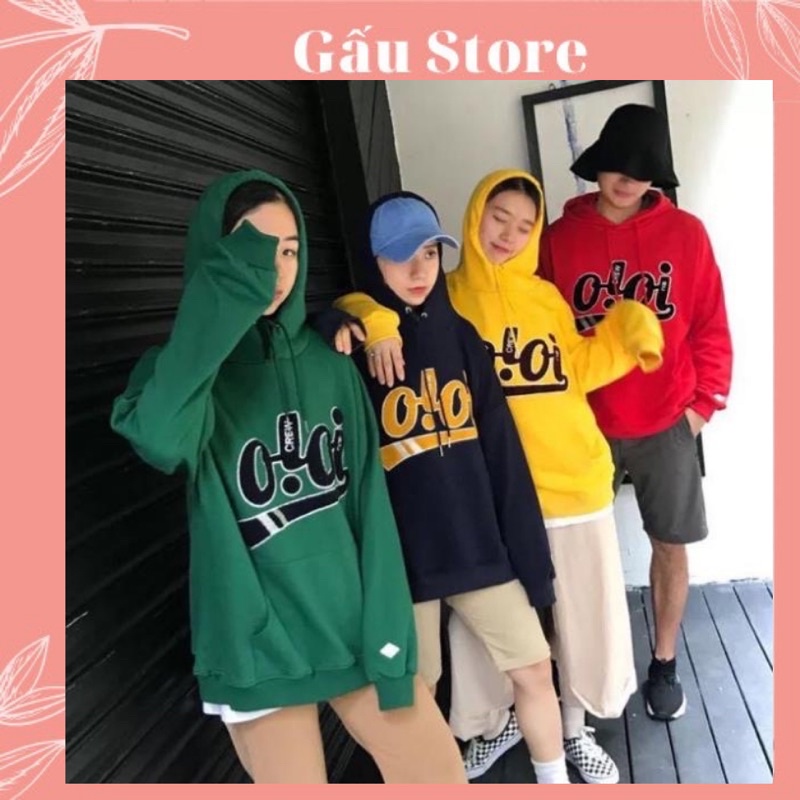 Áo hoodie nỉ bông dưới 70Kg gaustore- Oioi 8 màu siêu hot