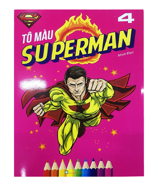 Sách - Tô Màu Superman (Tập 4)