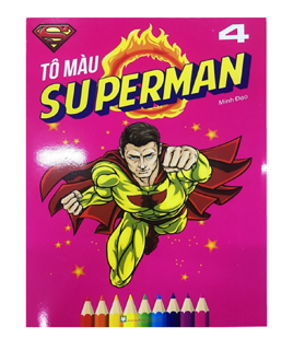 Sách - Tô Màu Superman (Tập 4)