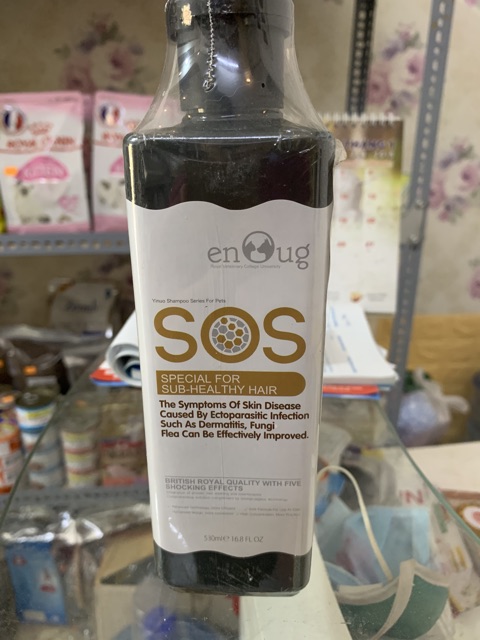 SỮA TẮM SOS DÀNH CHO CHÓ VÀ MÈO 530ML - HÀNG CHÍNH HÃNG
