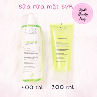 Sữa rửa mặt SVR sữa rửa mặt cho da dầu mụn Sebiaclear Gel Moussant 400ml
