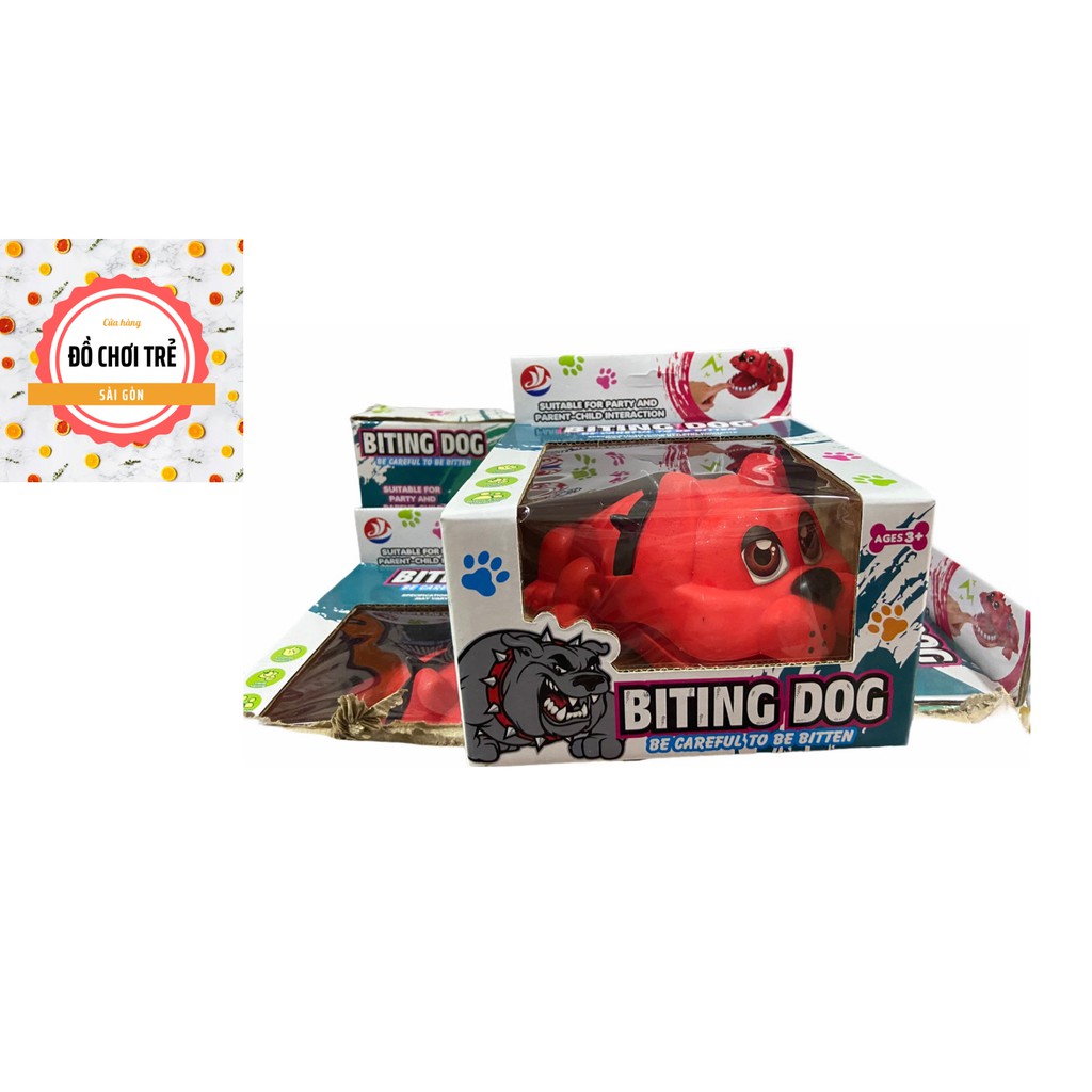 NEW-ĐỒ CHƠI CHÓ PITBULL CẮN TAY