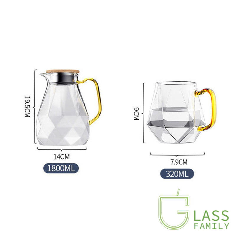 Bình Nước Trong Suốt Dung Tích 1.8l