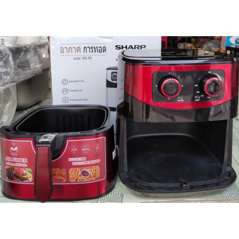 Nồi chiên không dầu SHARP KS-95 9,2 Lít. bảo hành 12 tháng. shop uy tín