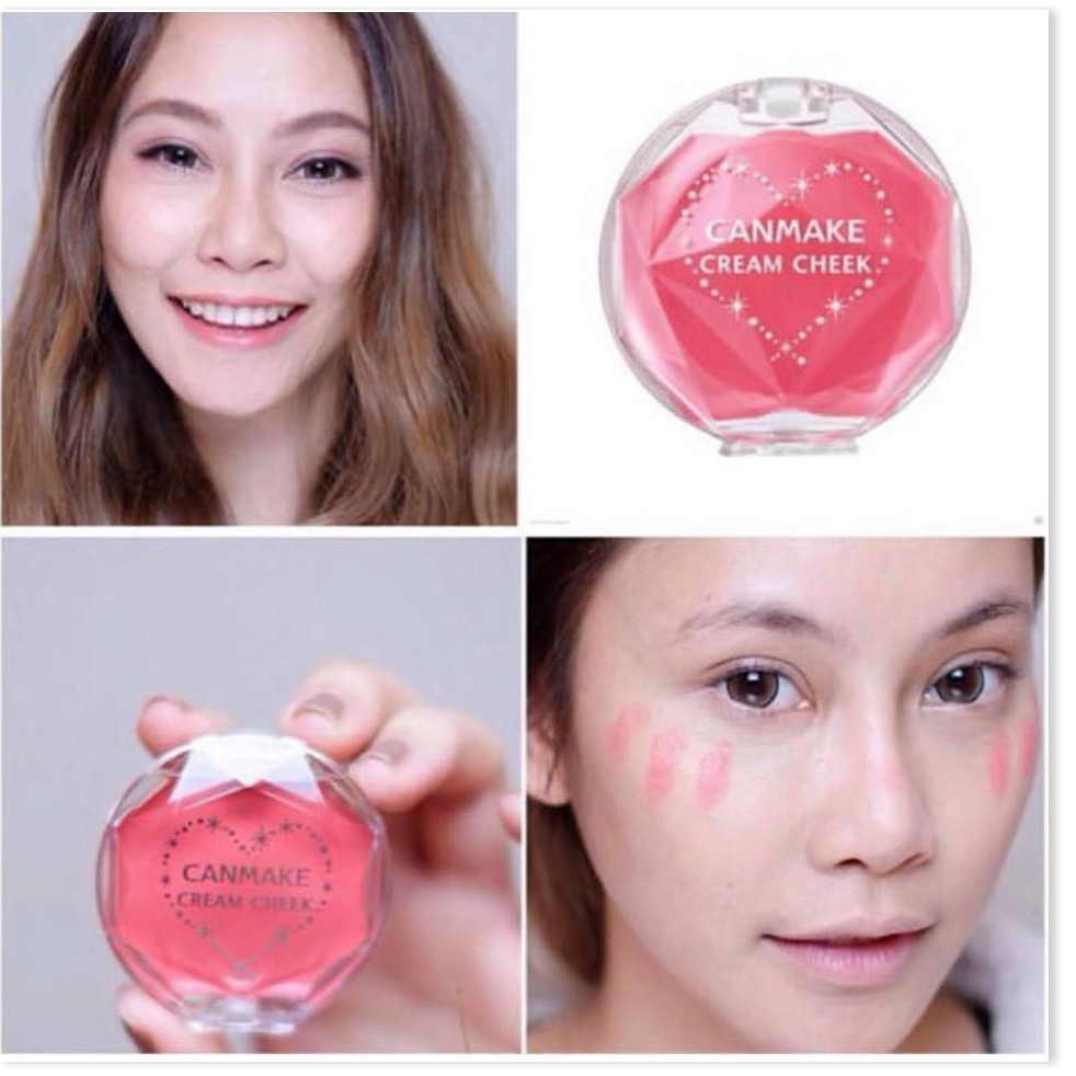 [Mã chiết khấu giảm giá mỹ phẩm sỉ chính hãng] Má Hồng Kem Canmake Cream Cheek